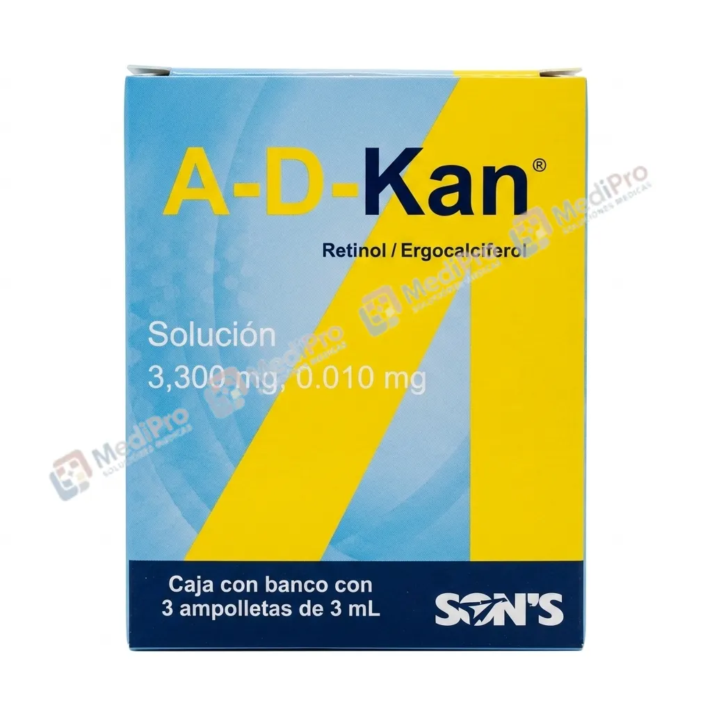 A-D-KAN SOL ORAL 3 ML C/3 AMP.