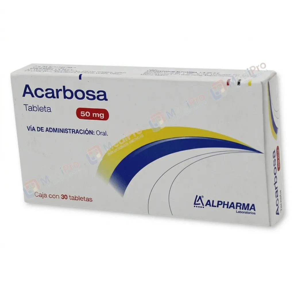 ACARBOSA GI 50 MG TAB 30 ALP