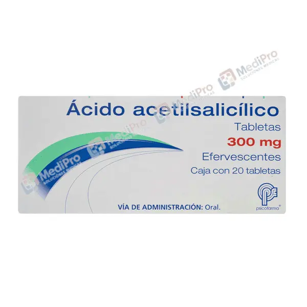 ACIDO ACETILSALICILICO 300 MG EFERV C/20 TABS. ALPHARMA