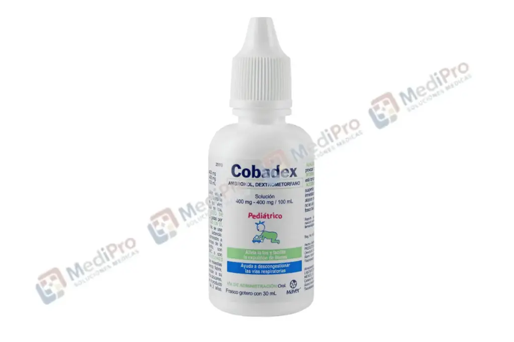 COBADEX SOL PEDIATRICO  GOTERO 30ML  400-400 MG/100ML. MAVER
