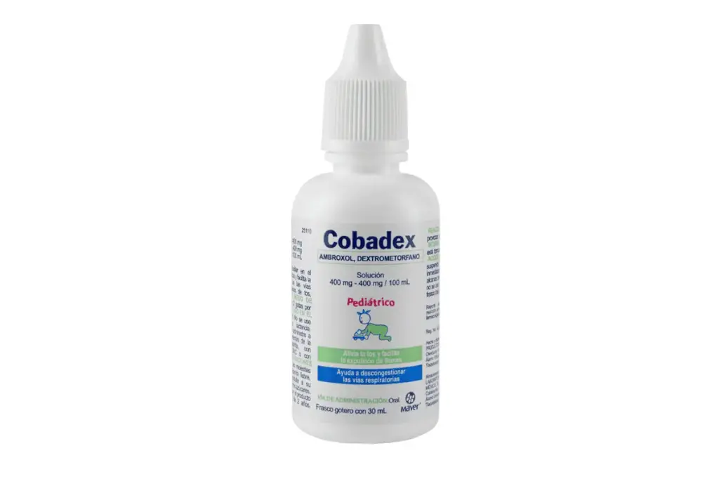 COBADEX SOL PEDIATRICO  GOTERO 30ML  400-400 MG/100ML. MAVER
