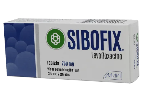 SIBOFIX (LEVOFLOXACINO) TAB 750MG C/7 MAVI