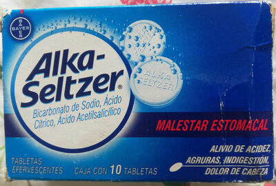 ALKA-SELTZER (BICARBONATO SODIO) TAB EFERV C/10