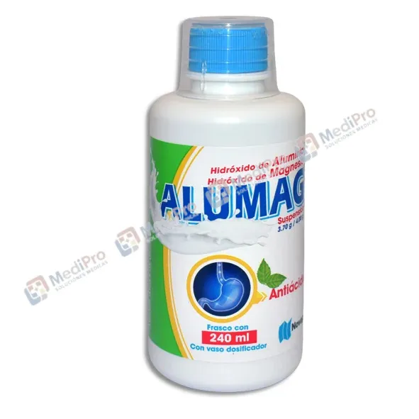 ALUMAG 1 SUSP DE 240ML 185/200MG/5 ML (HIDROXIDO DE ALUMINIO/HIDROXIDO DE MAGNESIO)