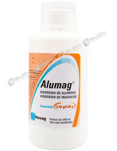 ALUMAG 1 SUSP DE 240ML 185/200MG/5 ML (HIDROXIDO DE ALUMINIO/HIDROXIDO DE MAGNESIO)