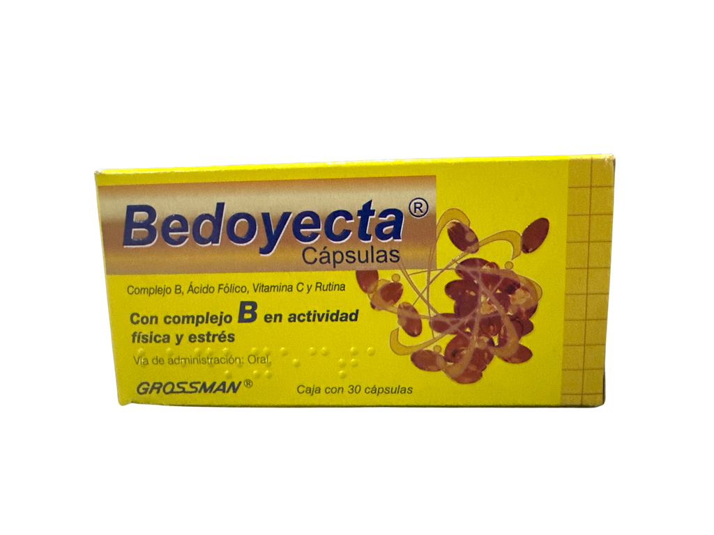 BEDOYECTA 30 CAPS DE 100/36/10/5/5/0.5 MG