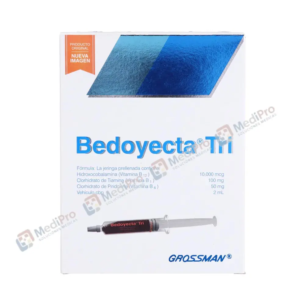 BEDOYECTA TRI 5 AMP DE JERINGAS ML (HIDROXOCOBALAMINA/VITAMINA B1/VITAMINA B6/)