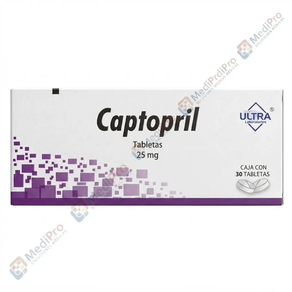 CAPTOPRIL TAB 25 MG C/30 ULTRA