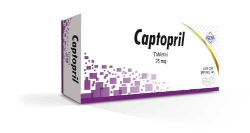 CAPTOPRIL TAB 25 MG C/30 ULTRA