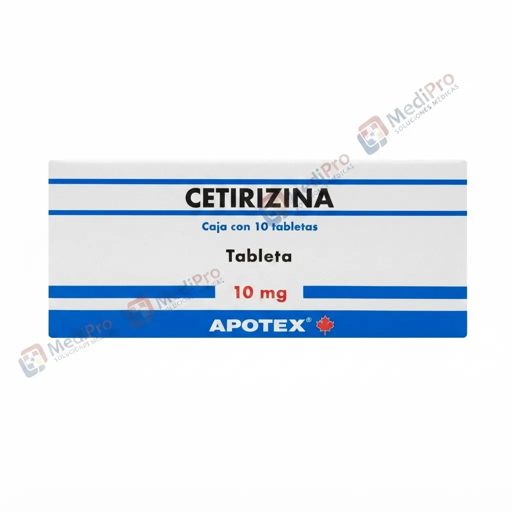 CETIRIZINA TAB 10 MG C/10 APOTEX