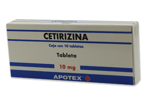 CETIRIZINA TAB 10 MG C/10 APOTEX