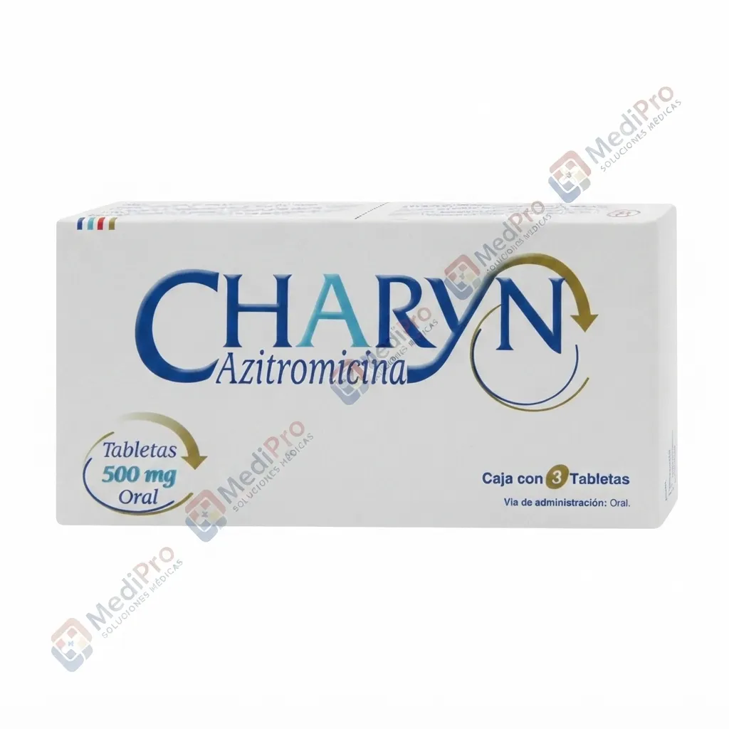 CHARYN 500 MG TAB 3. (AZITROMICINA)