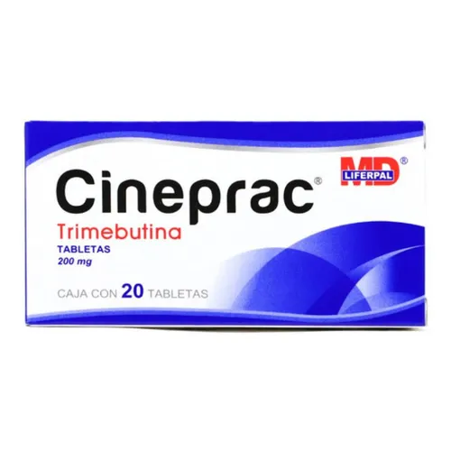 CINEPRAC TABLETAS C/20 (TRIMEBUTINA 200 MG)