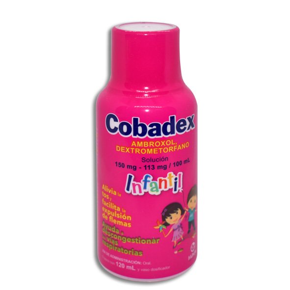 COBADEX INFANTIL 150/113 MG 120 ML SOL (AMBROXOL / DEXTROMETORFANO)