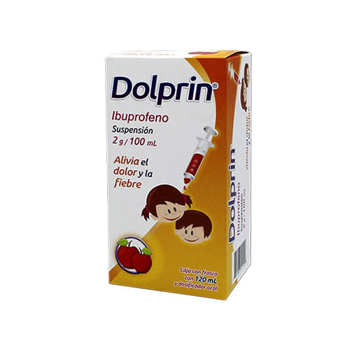 DOLPRIN 100 MG C/120 ML SUSP (IBUPROFENO)