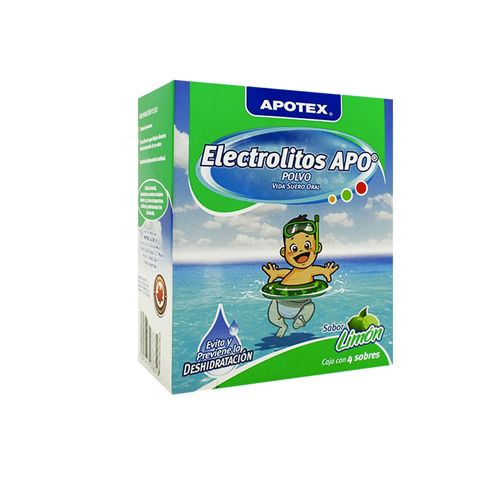 ELECTROLITOS C/4 X 28.3 G SOBRES LIMON
