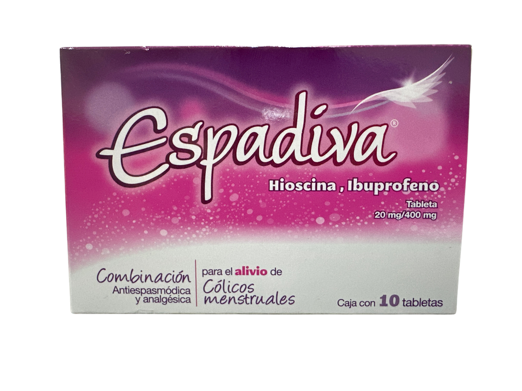 ESPADIVA 20/400 MG TAB 10 (BUTILHIOSCINA IBUPROFENO)