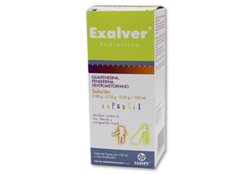 EXALVER INFANTIL 5/0.25/0.50 G 120 ML JBE