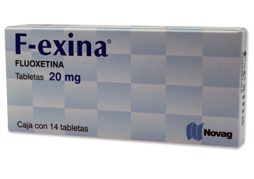 F-EXINA 14 TABS DE 20 MG (FLUOXETINA)