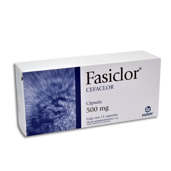 FASICLOR 500 MG C/15 CAP. (CEFACLOR 500 MG.)