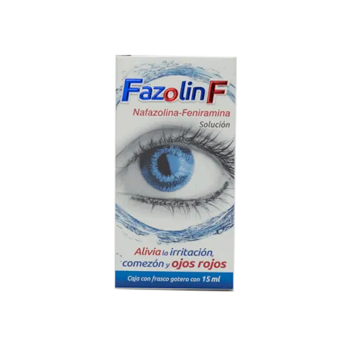 FAZOLIN F (NAFAZOLINA/FENIRAMINA) SOL OFT C/15 ML