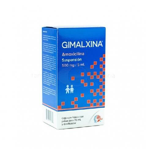 GIMALXINA 500 MG SUSP 75 ML (AMOXICILINA)