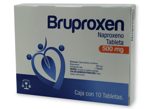 BRUPROXEN 500MG C/10 TABS (NAPROXENO)