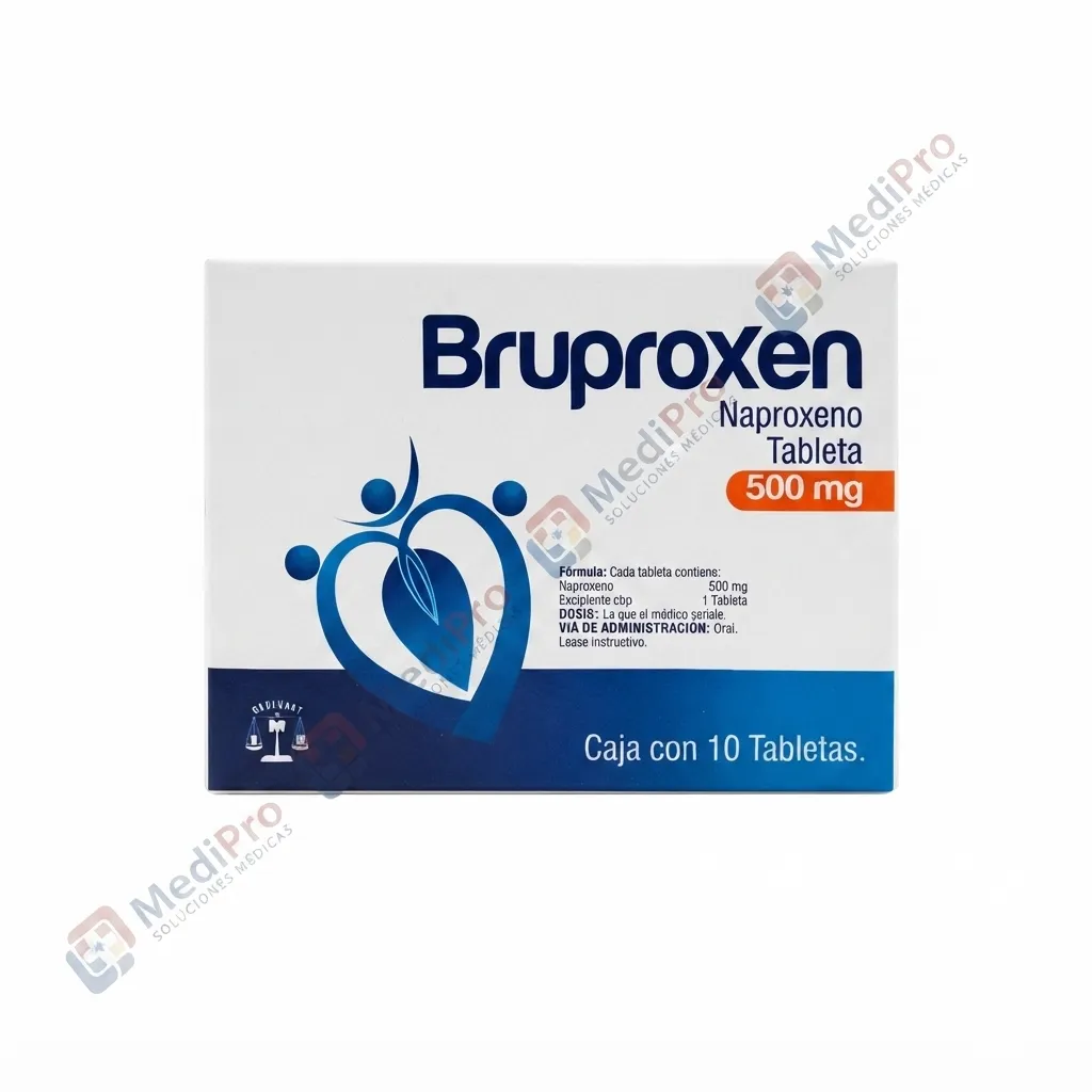 BRUPROXEN 500MG C/10 TABS (NAPROXENO)
