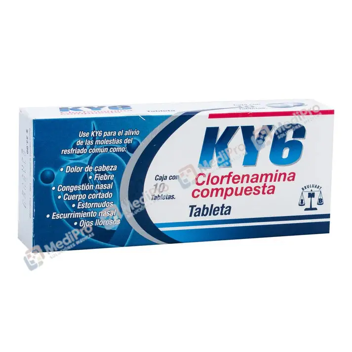 KY6 TAB 10 (CLORFENAMINA COMPUESTA)