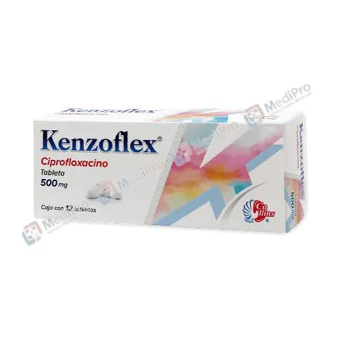 KENZOFLEX 500 MG C/12 COMP (CIPROFLOXACINO) RECTANGULAR
