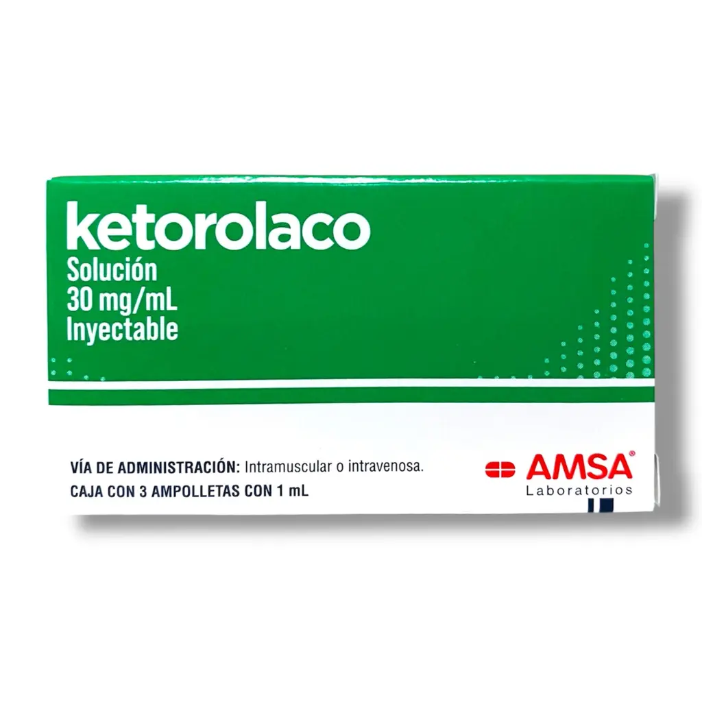 KETOROLACO G.I. 3 AMP DE 30 MG (KETOROLACO) AMSA
