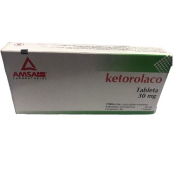 KETOROLACO SUBLINGUAL 6 TABS DE 30 MG (KETOROLACO) AMSA