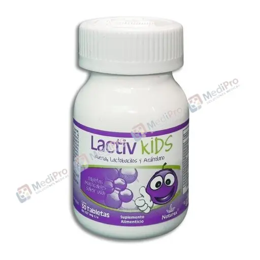 LACTIV KIDS TAB 30 SABOR UVA [LACTOBACILOS].
