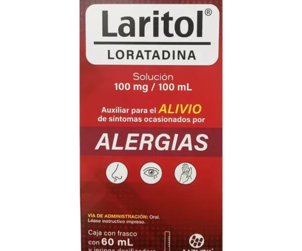 LARITOL SOLUCIÓN 60ML (LORATADINA 100MG/1MG)