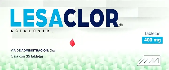 LESACLOR 35/TAB  400 MG (ACICLOVIR)