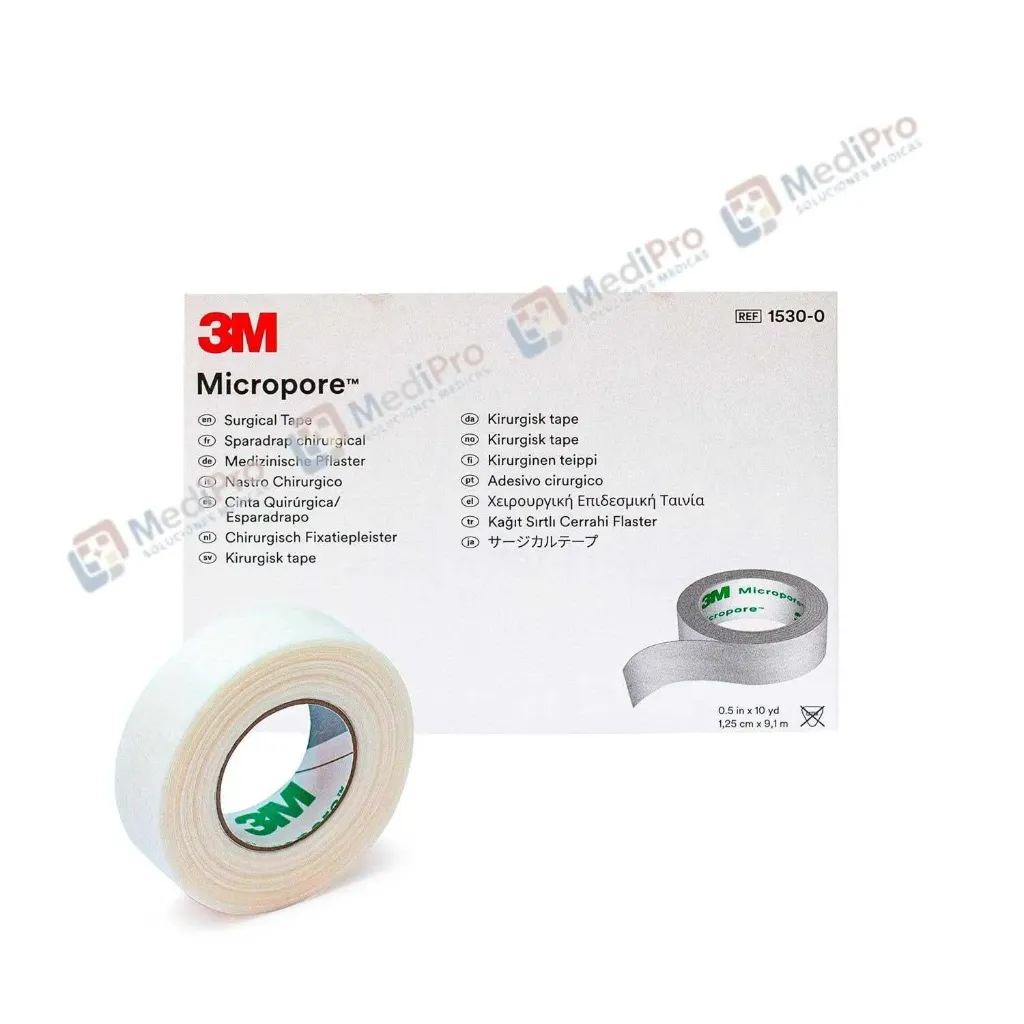 CINTA MICROPORE BLANCO CINTA ADHESIVA 1.25 CM 3M
