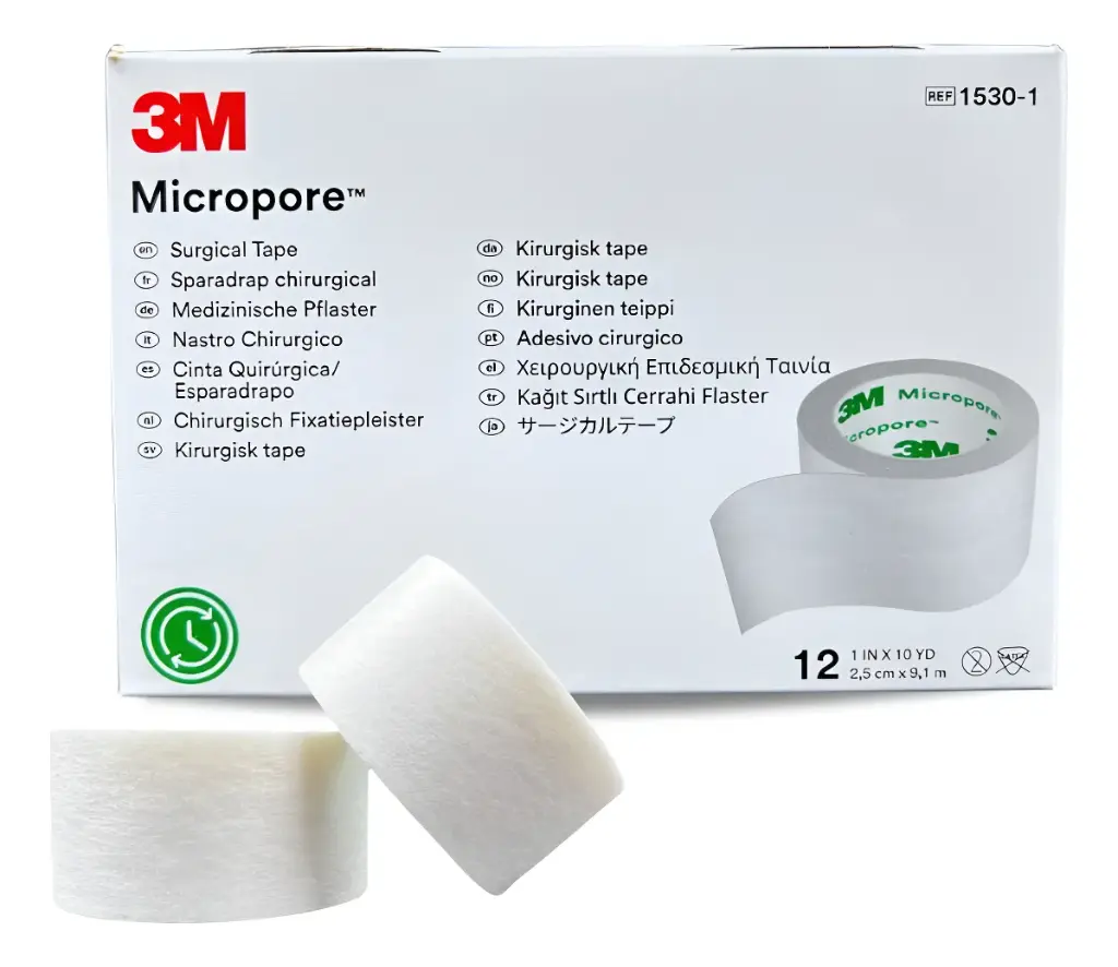 MICROPORE BLANCO CINTA ADHESIVA 2.50 CM 3M
