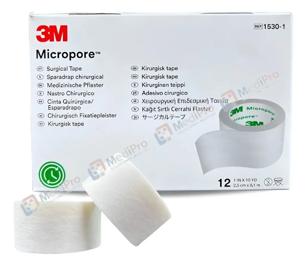 MICROPORE BLANCO CINTA ADHESIVA 2.50 CM 3M