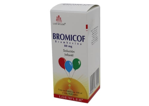 BROMICOF SOL INFANTIL 100ML (BROMHEXINA)