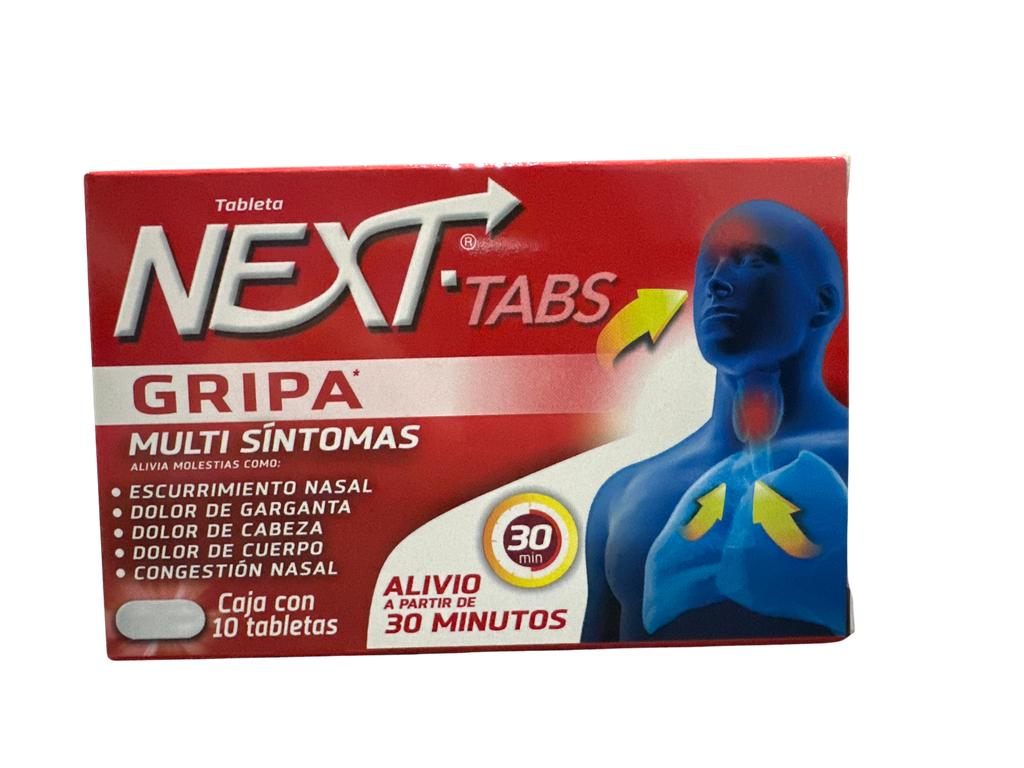 NEXT TABS (CLORFENAMINA COMPUESTA) TAB C/10 GENOMMA