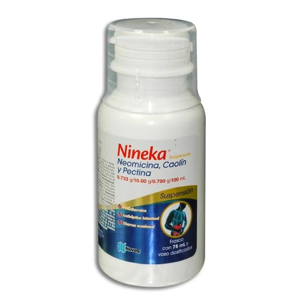 NINEKA SUSP 75 ML (NEOMICINA CAOLIN PECTINA)