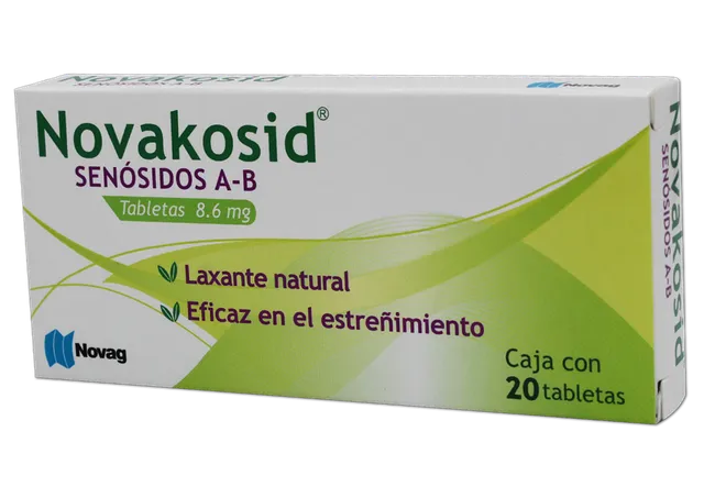 NOVAKOSID (SENOSIDOS A-B) TAB 8.6 MG C/20 NOVAG