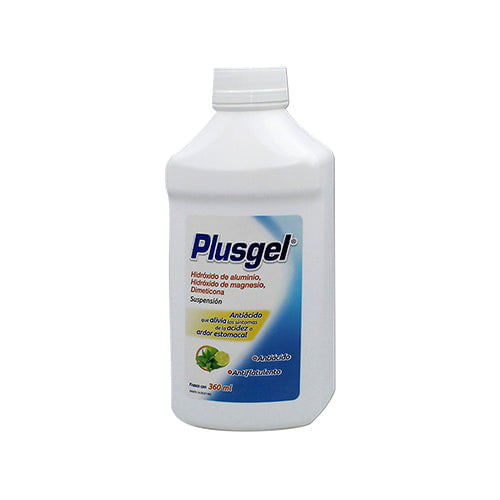 PLUSGEL (ALUMIN/MAGNESI/DIMETIC) SUSP 360 ML COLLINS