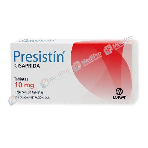 PRESISTIN (CISAPRIDA) TAB 10MG C/30