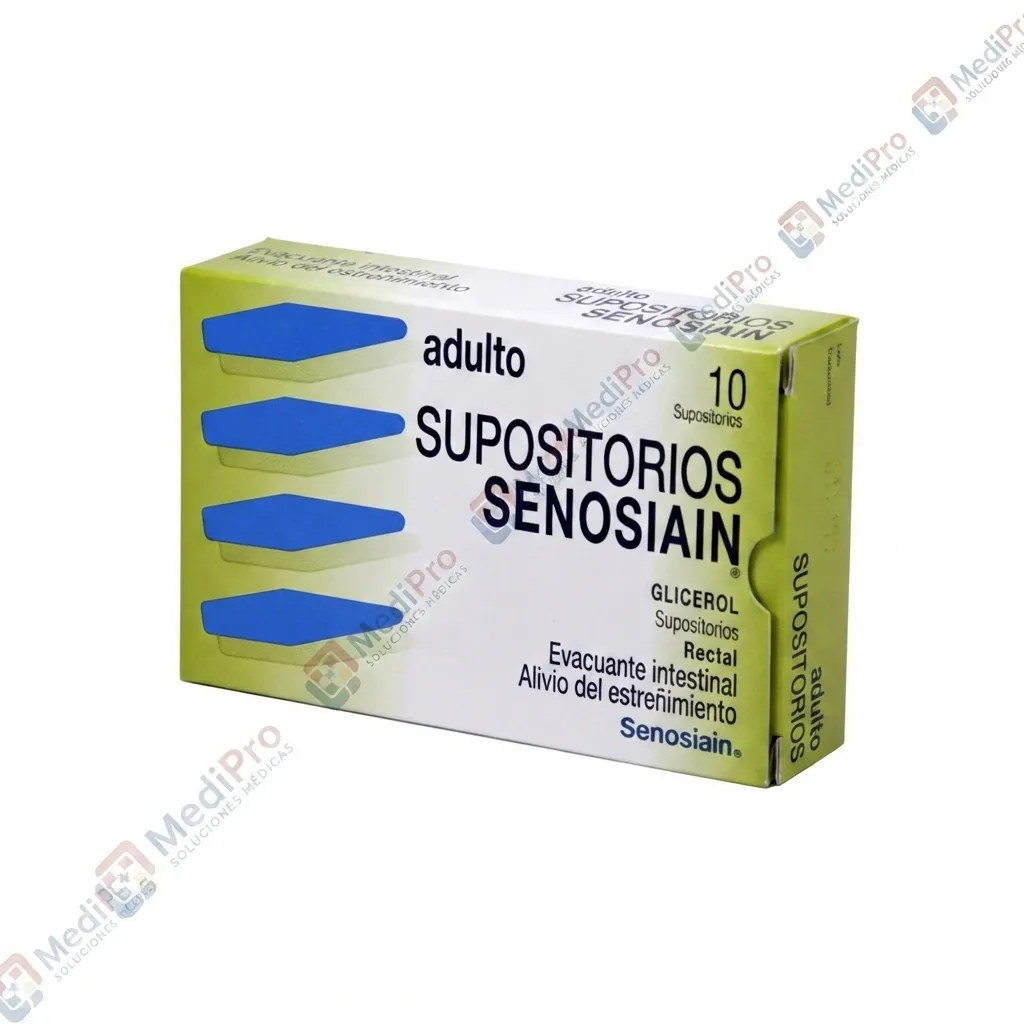SENOSIAIN ADTO (GLICEROL) SUPOSITORIOS 2632 MG C/10 SENOSIAN