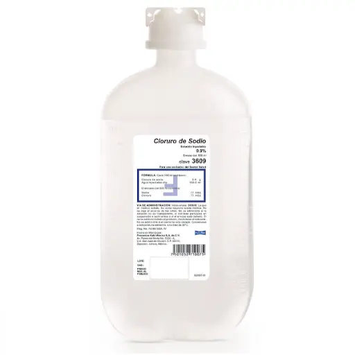 SOLUCION C-S (CLORURO DE SODIO) SOL INY 0.9% C/1000 ML FRESENIUS