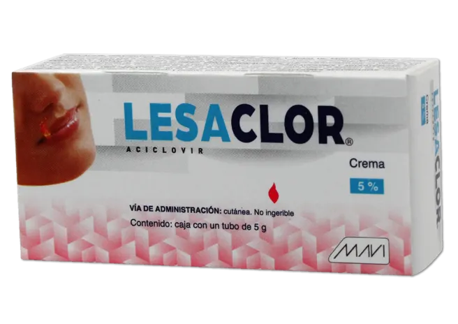 LESACLOR CMA. 5%  5G. (ACICLOVIR)
