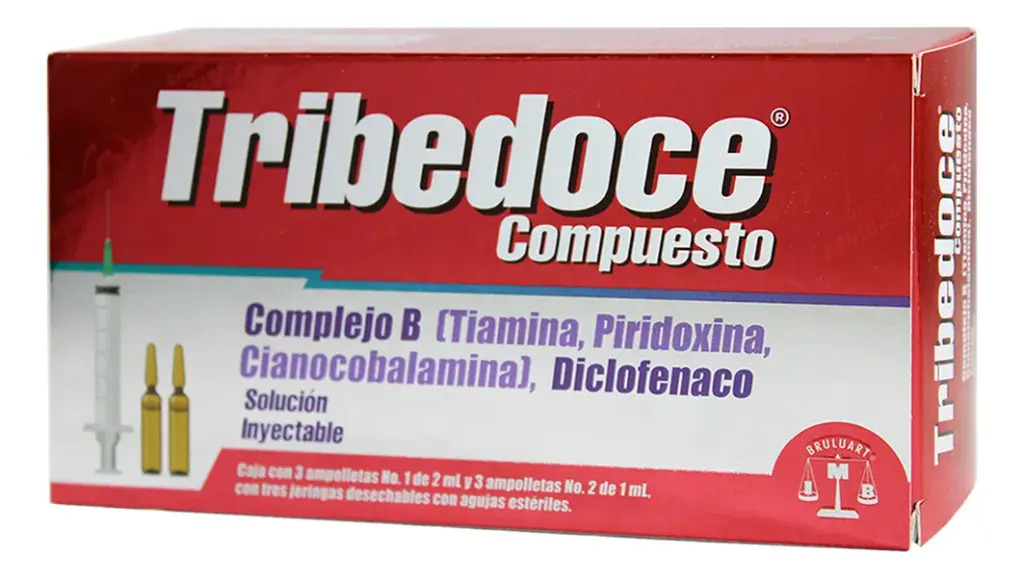 TRIBEDOCE COMPUESTO  INY. C/3 AMP N.1  2ML /3 AMP N.2  1ML
