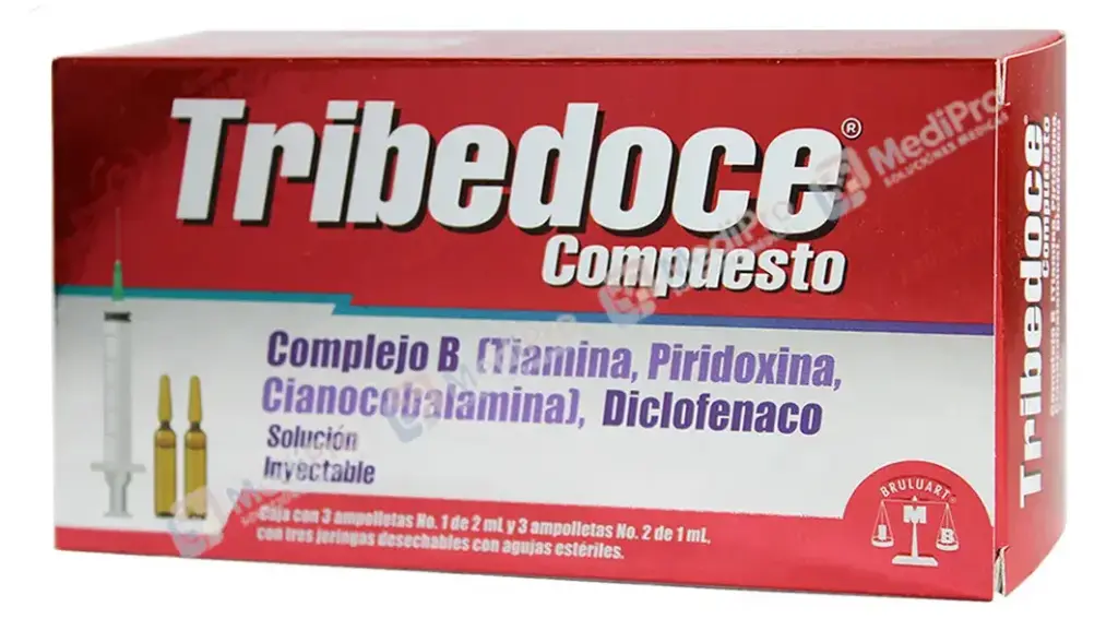 TRIBEDOCE COMPUESTO  INY. C/3 AMP N.1  2ML /3 AMP N.2  1ML