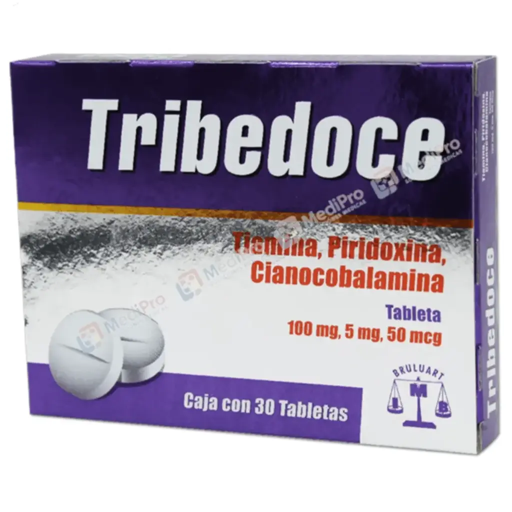 TRIBEDOCE TAB 30 (COMPLEJO B TIAMINA )